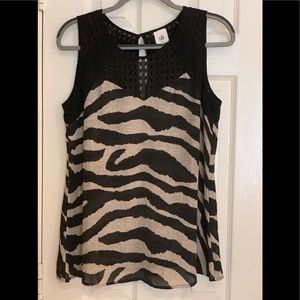 Animal print top